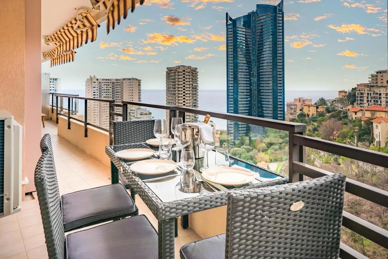 5Mn Monaco - Vue Mer - Parking - Piscine - Bb Beausoleil Apartment